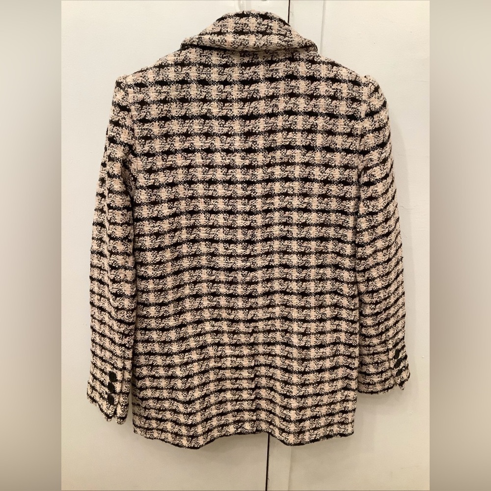 ANINE BING Multi Color Metallic Diana Tweed Blazer XXS Double Breasted​​​​​​ - Picture 6 of 16